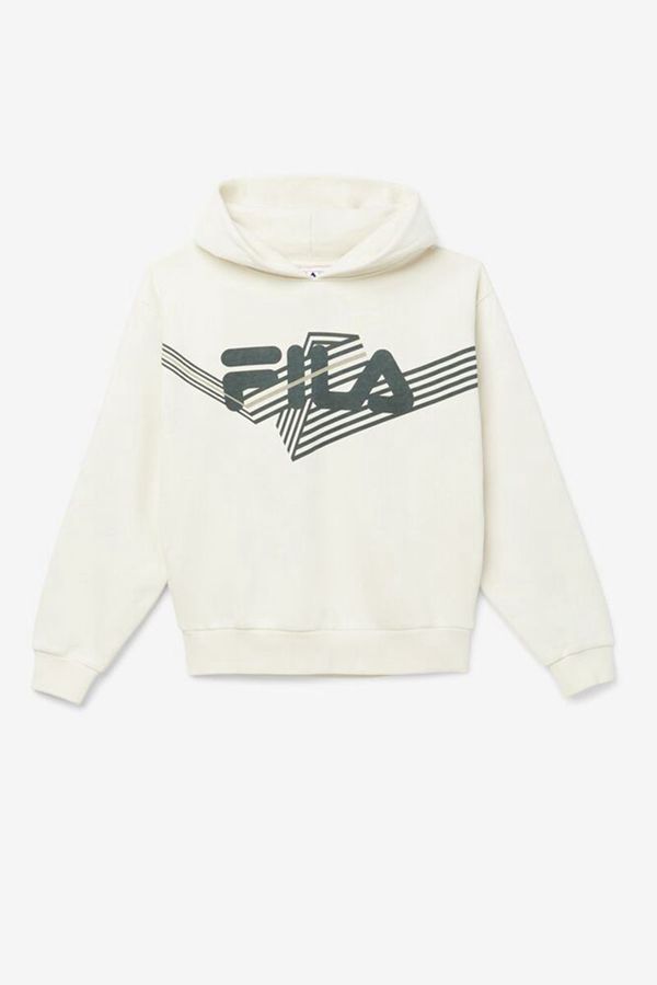 Fila Waldo Fleece Men's Hoodies - Beige,NZ 729-39752